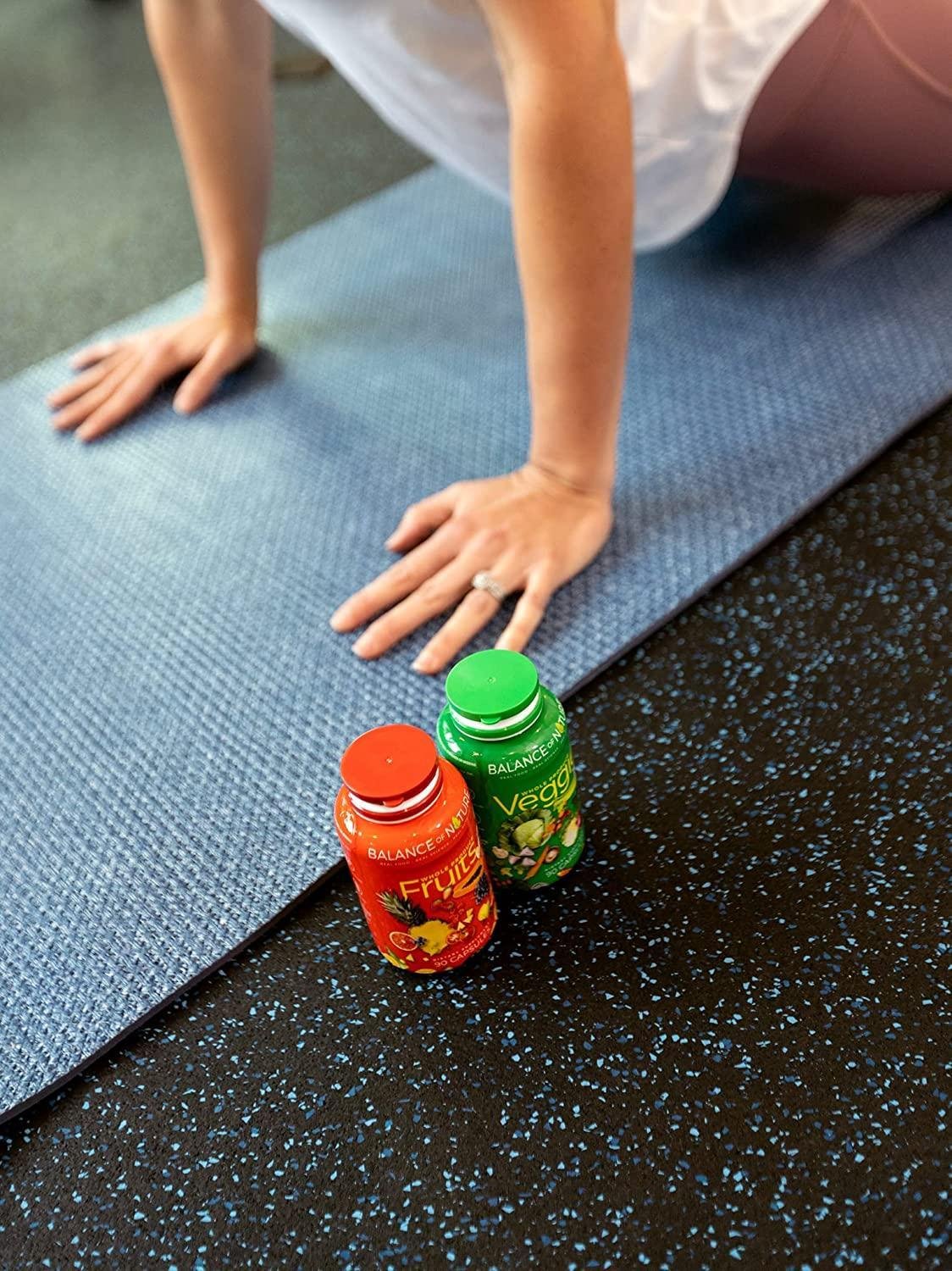 Balance Of Nature Fruit and Vegetable Supplements – 90 Fruits and 90 Veggies Capsules (3-Sets) – Green and Red Superfood, Better Than Multivitamins, No Fillers/Extracts, 100% Natural Whole Food