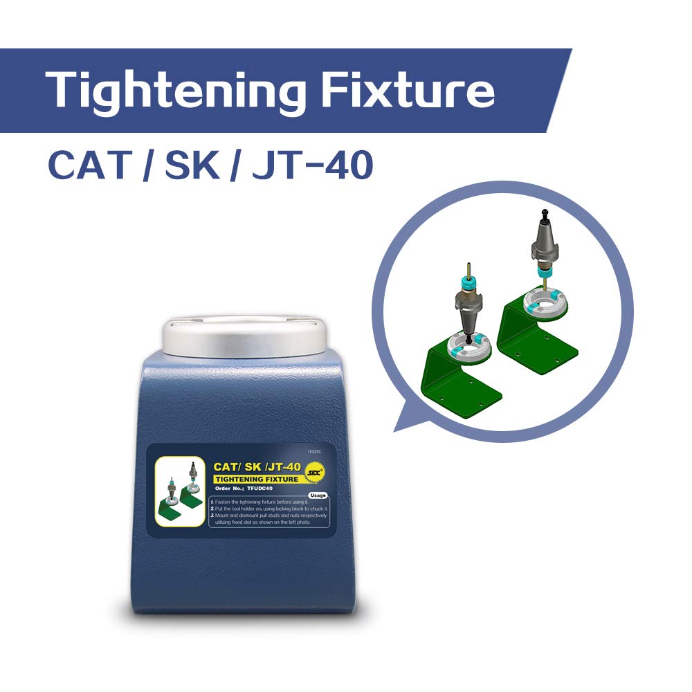 CAT40 Tool Holder Tightening Fixture CNC Tool Holder Locking seat Pack of 2