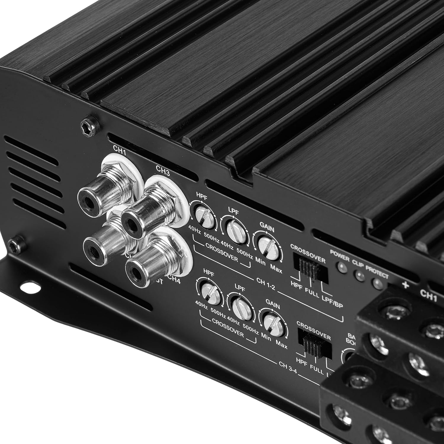 NVX XAD41 1200W RMS 1-OHM Stable Full Bridge Class D High Power Competition Full Range Bridgeable 4-Channel Car Audio MOSFET Amplifier