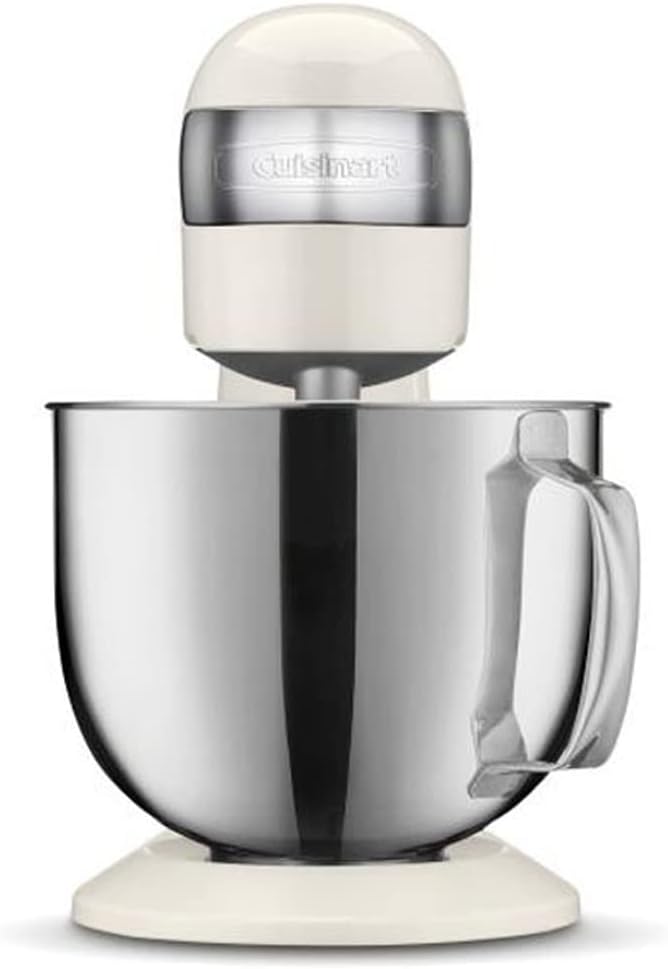 Cuisinart SMD-50CRM Precision Pro 5.5-quart Digital Stand Mixer Coconut Cream Bundle with 1 YR CPS Enhanced Protection Pack