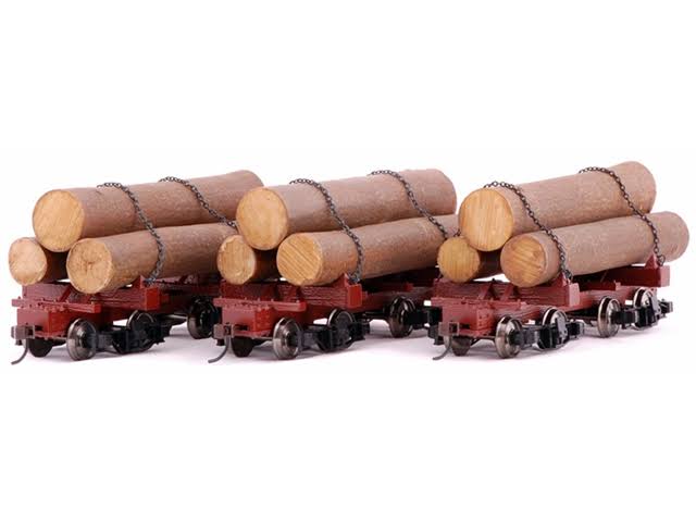Bachmann Industries On30 Spectrum Skeleton Log Car (3)