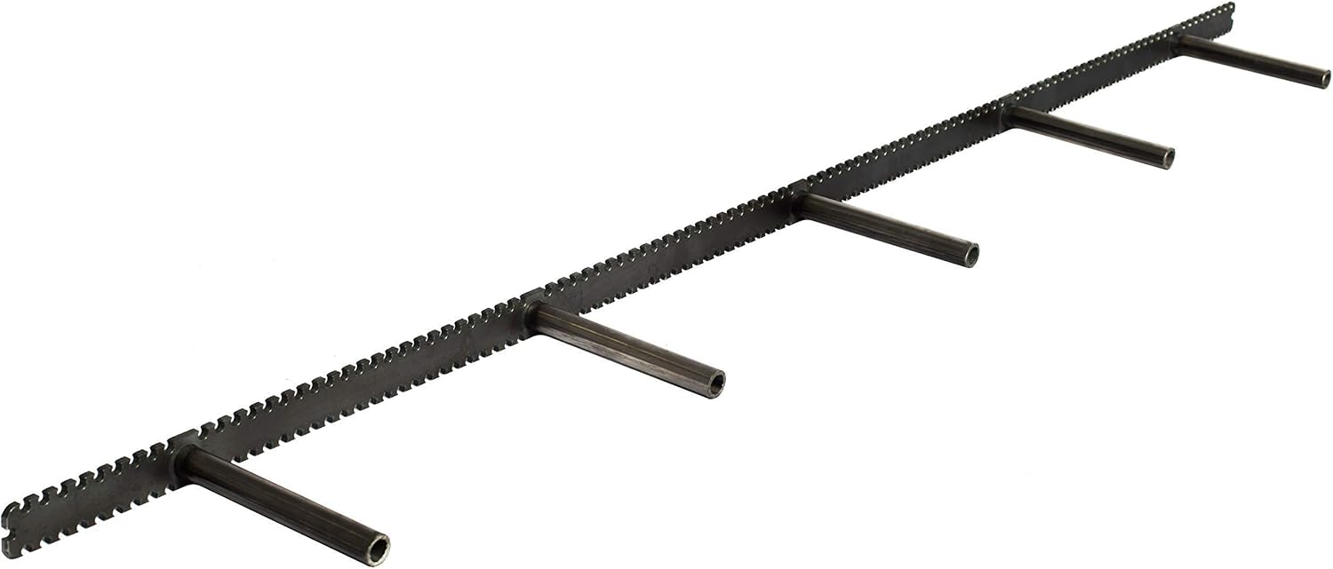 Sheppard Brackets - Heavy Duty Metal Floating Shelf Brackets Easy Mount, Mounting Locations Every Half inch (58 inch) Pack of 2