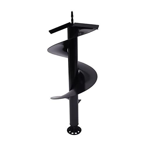 63CC Post Hole Digger 2-Stroke Gas Powered Earth Auger 3HP Gasoline Hand Push Hole Digger Auger Digging Drill Power for Fence Ground Drill Garden Tree Planting