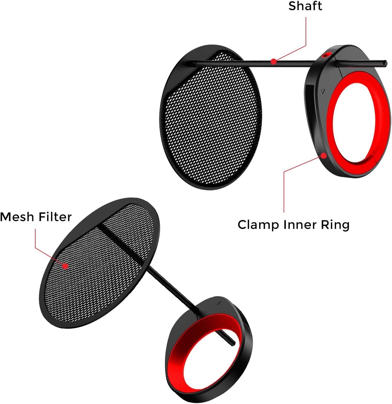 AVerMedia Live Streamer POP Filter - BA310, Microphone pop Filter, Professional Audio Capture for Live Stream, podcasting and vlogging, Exclusively for Live Streamer MIC 330 XLR Microphone