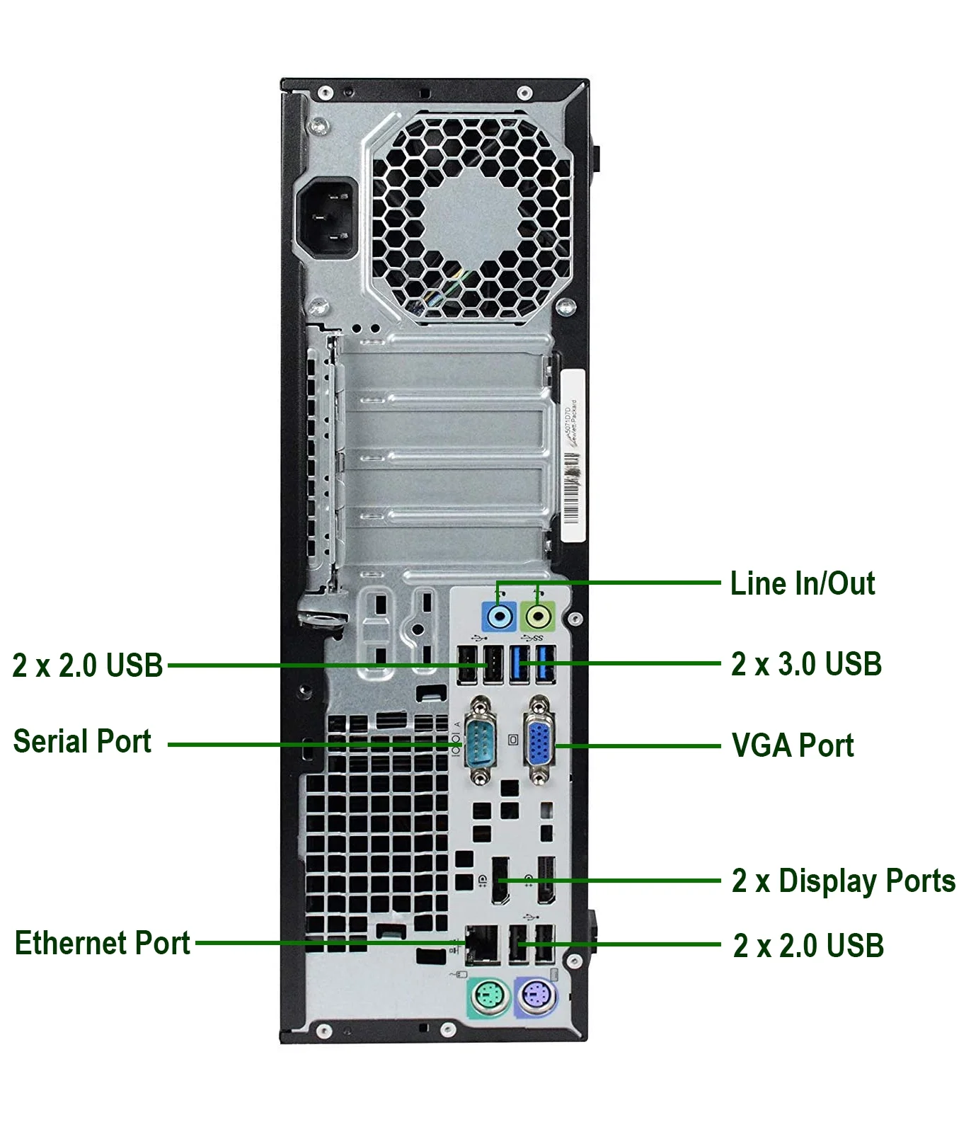 HP EliteDesk 800 G1 SFF Desktop Computer Core i5-4th, 8GB Ram, 500GB HDD, New 22"LCD, Keyboard & Mouse, WiFi, Bluetooth, Win10 Pro (Renewed)