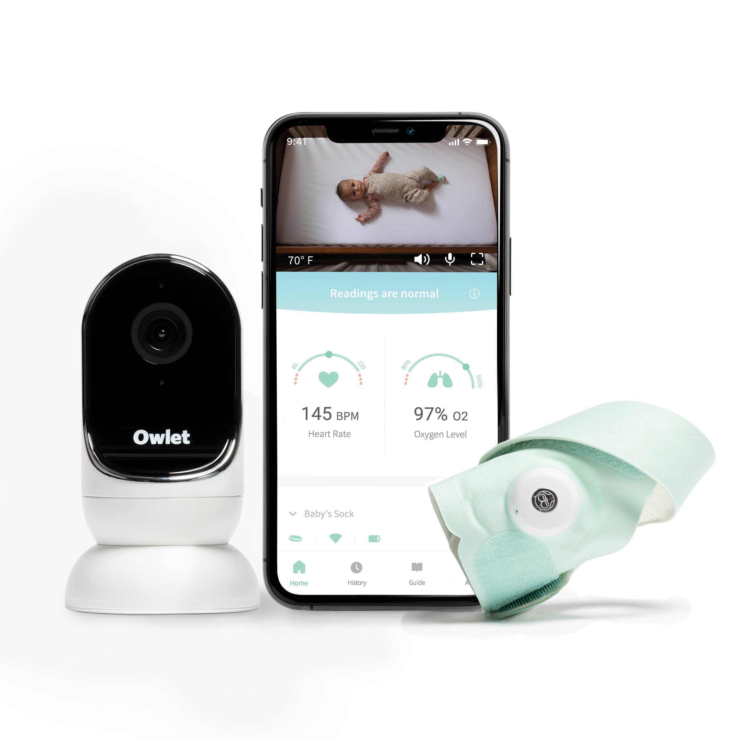 Owlet Monitor Duo: Smart Sock 3 & HD Camera