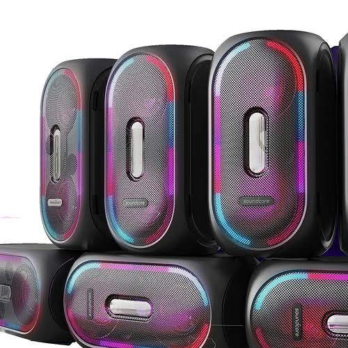 Soundcore Rave Party Speaker Plus with Customizable EQ with App - Black