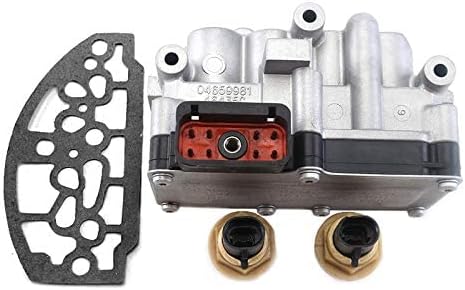 A604 Remanufacture Automatic Transmission Shift Control Solenoid Block Pack Includes Gasket & Input & Output Speed Sensor Replaces 5140429AA