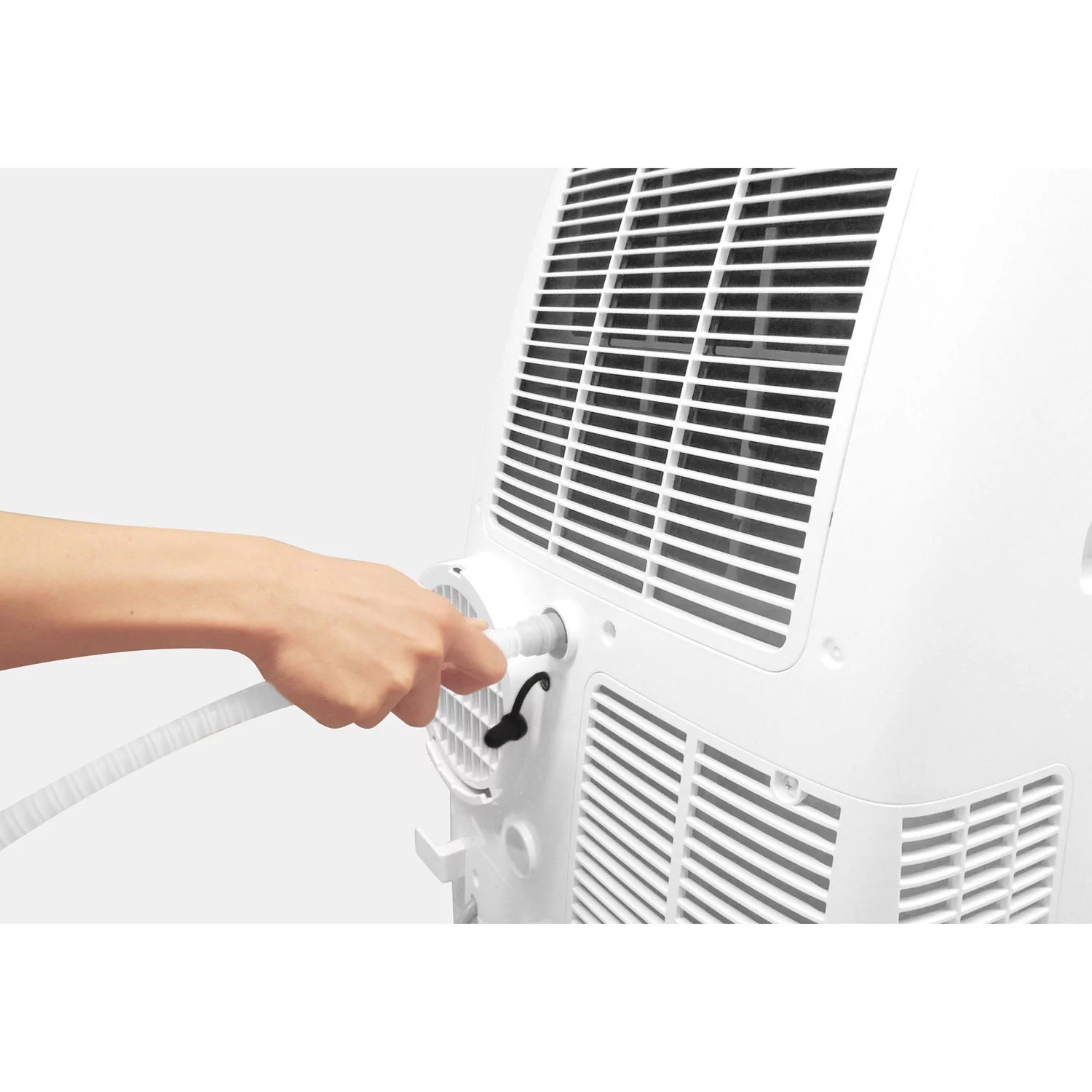 Honeywell HL Series Portable Air Conditioner with Dehumidifier and Remote Control for a Room up to 450 Sq. Ft. (Black/White)