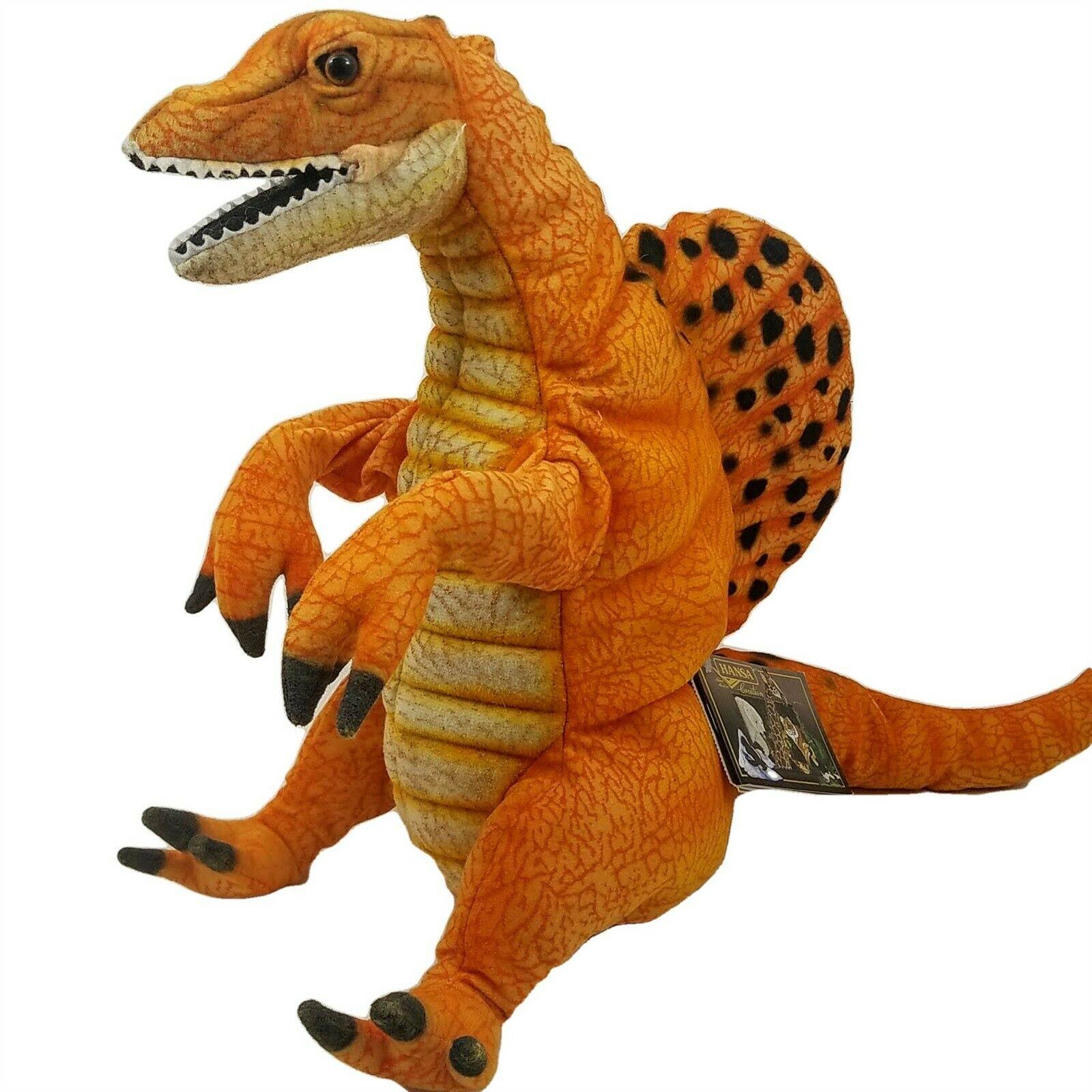 Hansa - Spinosaurus Puppet 16 inch, Orange