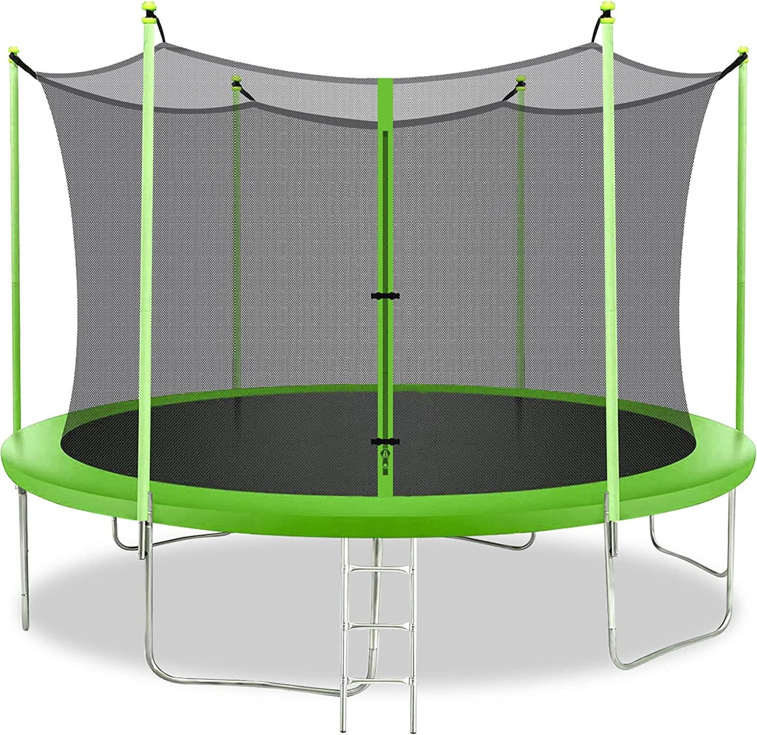 Trampoline with Enclosure Net Outdoor Jump Rectangle Trampoline - ASTM Approved-Combo Bounce Exercise Trampoline PVC Spring Cover Padding for Kids and Adults
