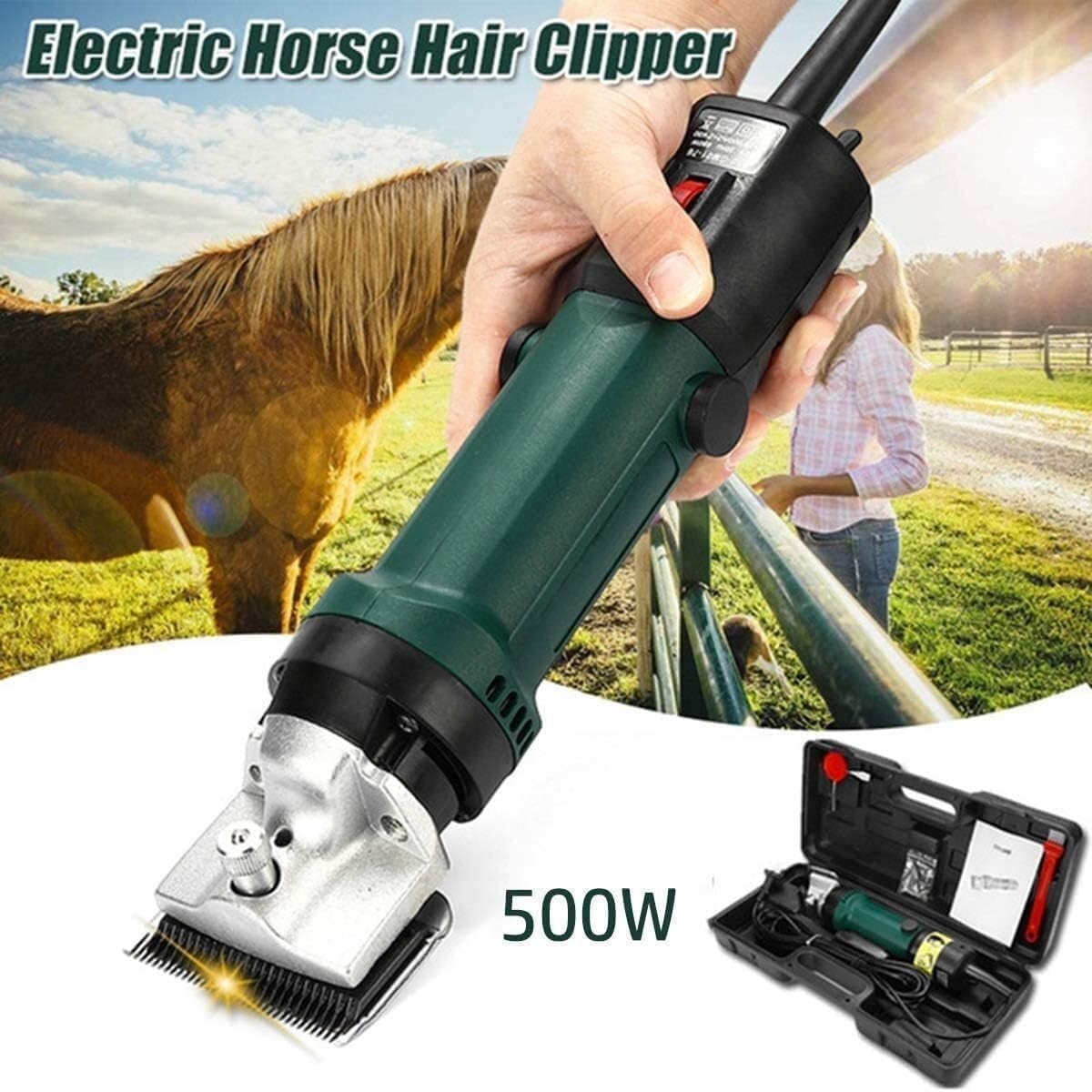 Electric Wool Shears Wool Shears for Sheep Shearing Professional Cattle, Sheep and Goat Shears Pet Hair Trimmer with 6 Speeds