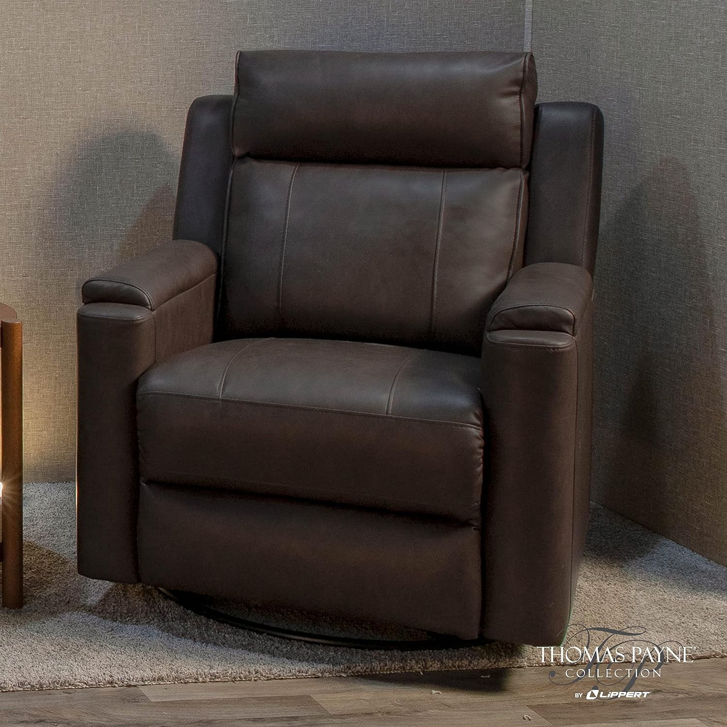 THOMAS PAYNE Swivel Glider Recliner for 5th Wheel RVs Travel Trailers and Motorhomes Millbrae
