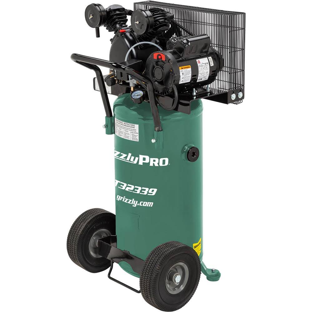 Grizzly Pro 20-Gallon 2.0 HP Portable Air COMPRESSOR.