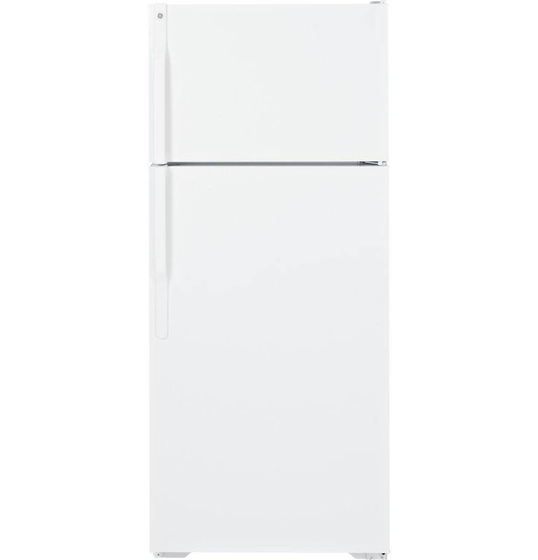 GE Energy Star Top-freezer Refrigerator Black | 17.5 Cu. ft.