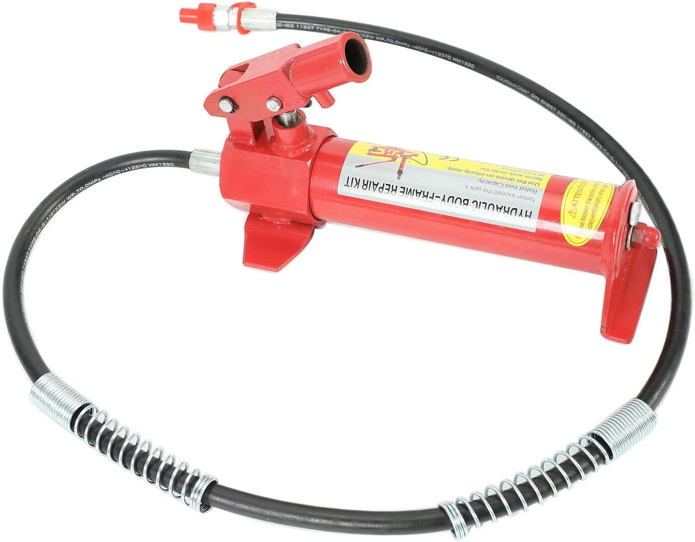 6 Ton Porta Power Hydraulic Jack 2M(78.7 inch) Auto Body Frame Repair Kit Lift Ram for Load Truck Bed Unloader Farm and Hydraulic Ram Equipment Construction
