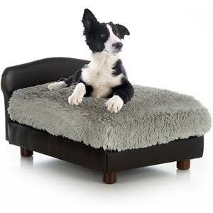 Club Nine Pets Modern Sofa Cat u0026 Dog Bed, Black, Medium