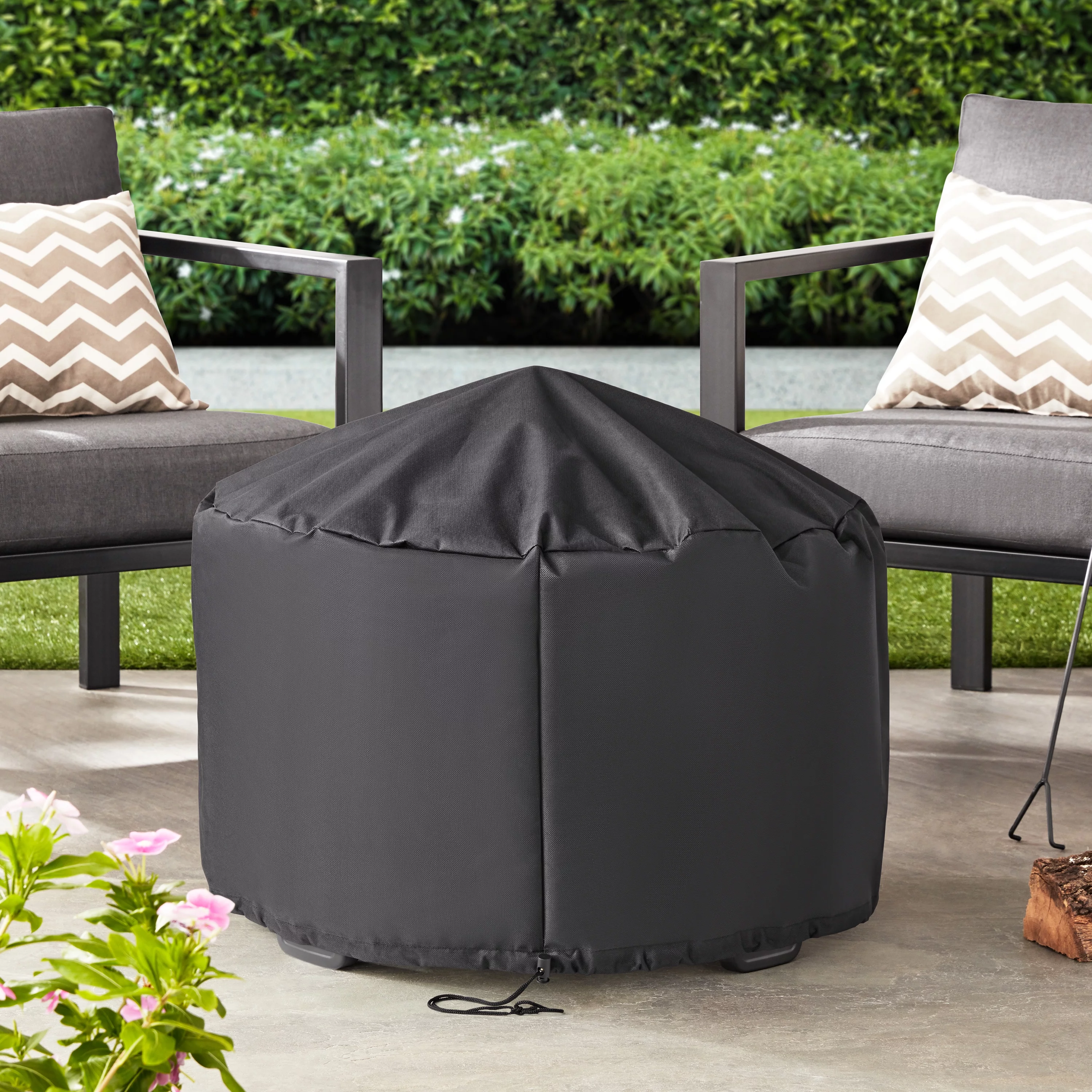 Better Homes & Gardens 26 Damon Deep Bowl Wood Burning Steel Fire Pit
