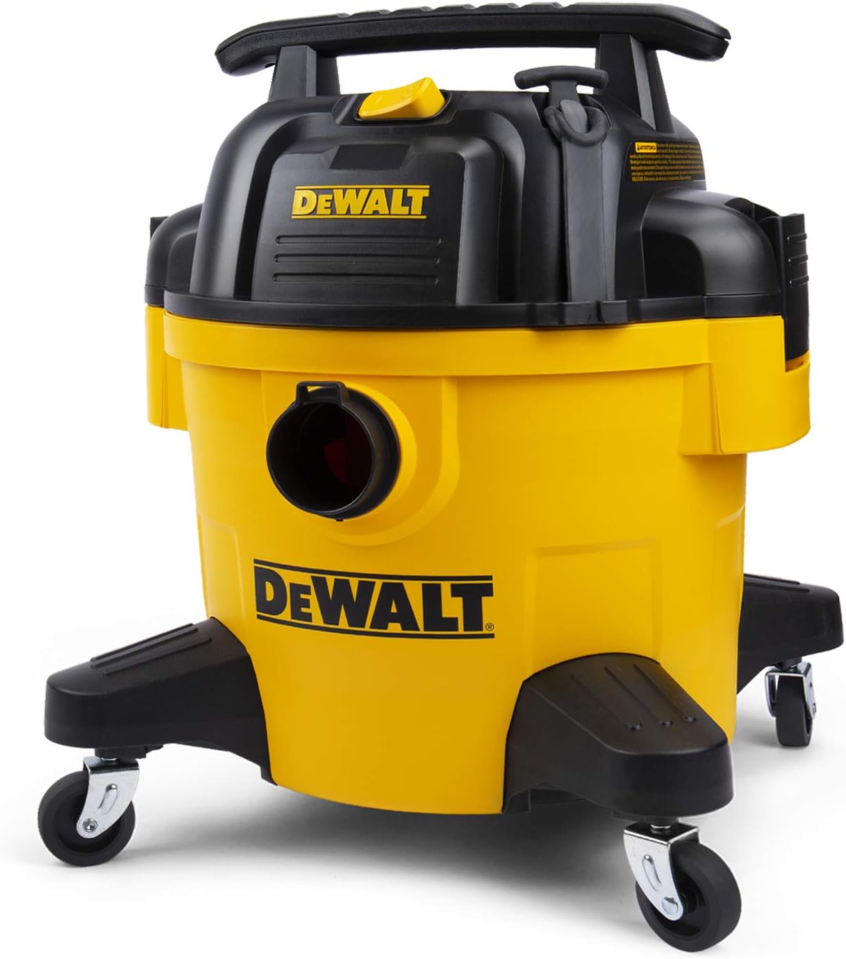 DEWALT DXV06PZ 4 Peak HP Shop Vacuums, 6 Gallon Poly Wet/Dry Vac, Heavy-Duty Shop Vacuum with Blower Function Yellow+Black
