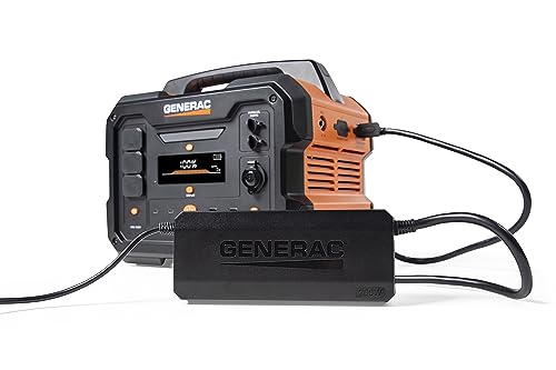 Generac 8026 GB2000 2106Wh Portable Power Station with Generac GS100 100-Watt Solar Panel