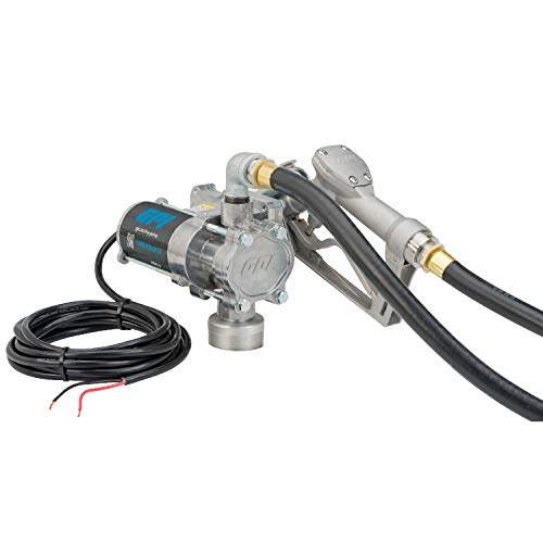 GPI - EZ-8 Fuel Transfer Pump, Manual Nozzle or Pump Only, 8 GPM fuel pump, 10' Hose, Power Cord, Adjustable Suction Pipe