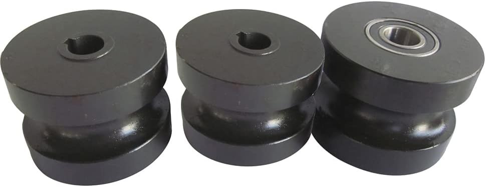 Round Pipe Roller Dies, Compatible With Tube Roller TR-50 (3/4''Pipe(1.05''OD) Rollers for TR-50)