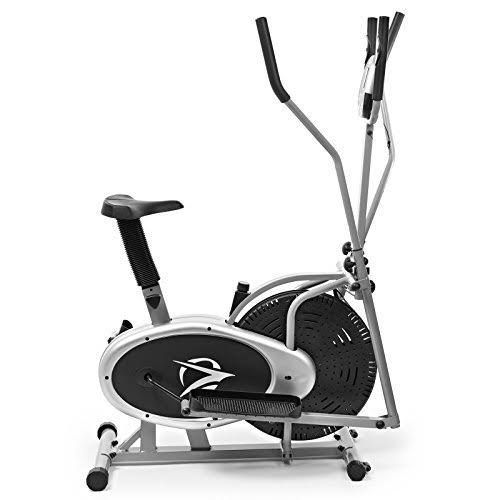 Plasma Fit Elliptical Machine Cross Trainer 2 in 1 Exercise Bike Cardio Fitness
