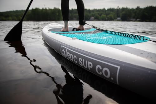 Roc Inflatable Stand Up Paddle Boards with Premium SUP Paddle Board Accessories, Wide Stable Design, Non-Slip Comfort Deck for Youth & Adults