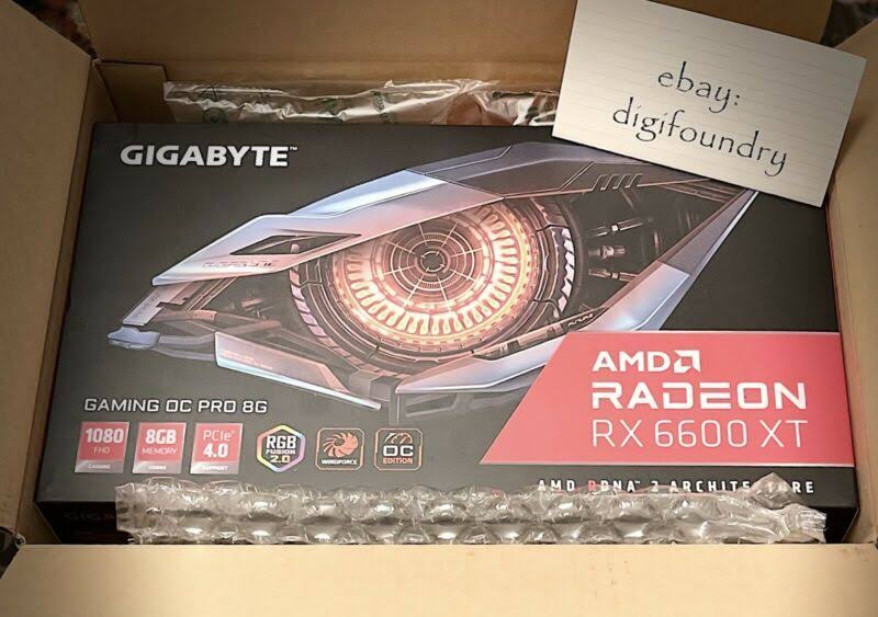 Gigabyte Radeon RX 6600 XT Gaming OC Pro 8GB Graphics Card Sealed Ready to Ship