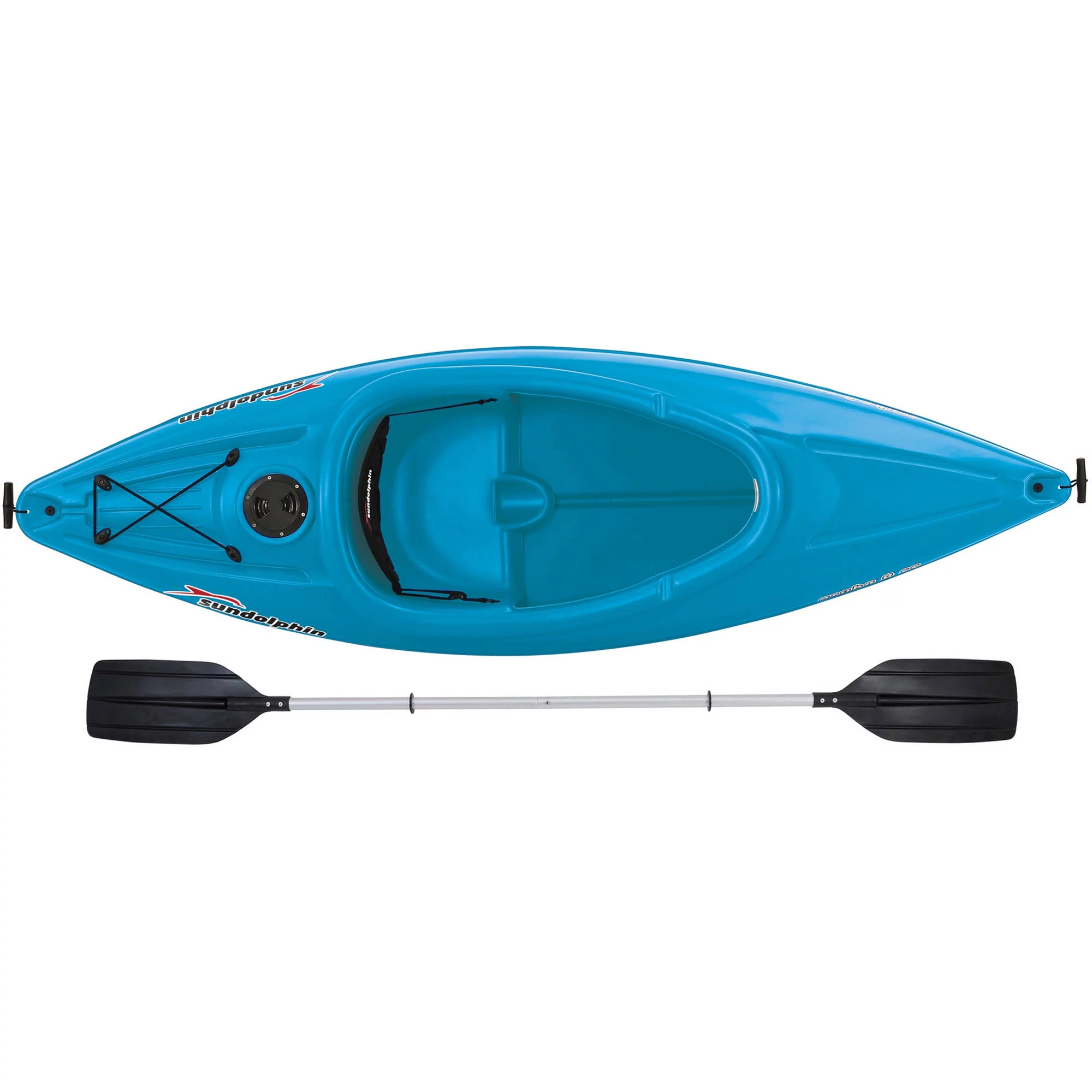 Sun Dolphin Aruba 8' SS Sit-In Kayak, Paddle Included