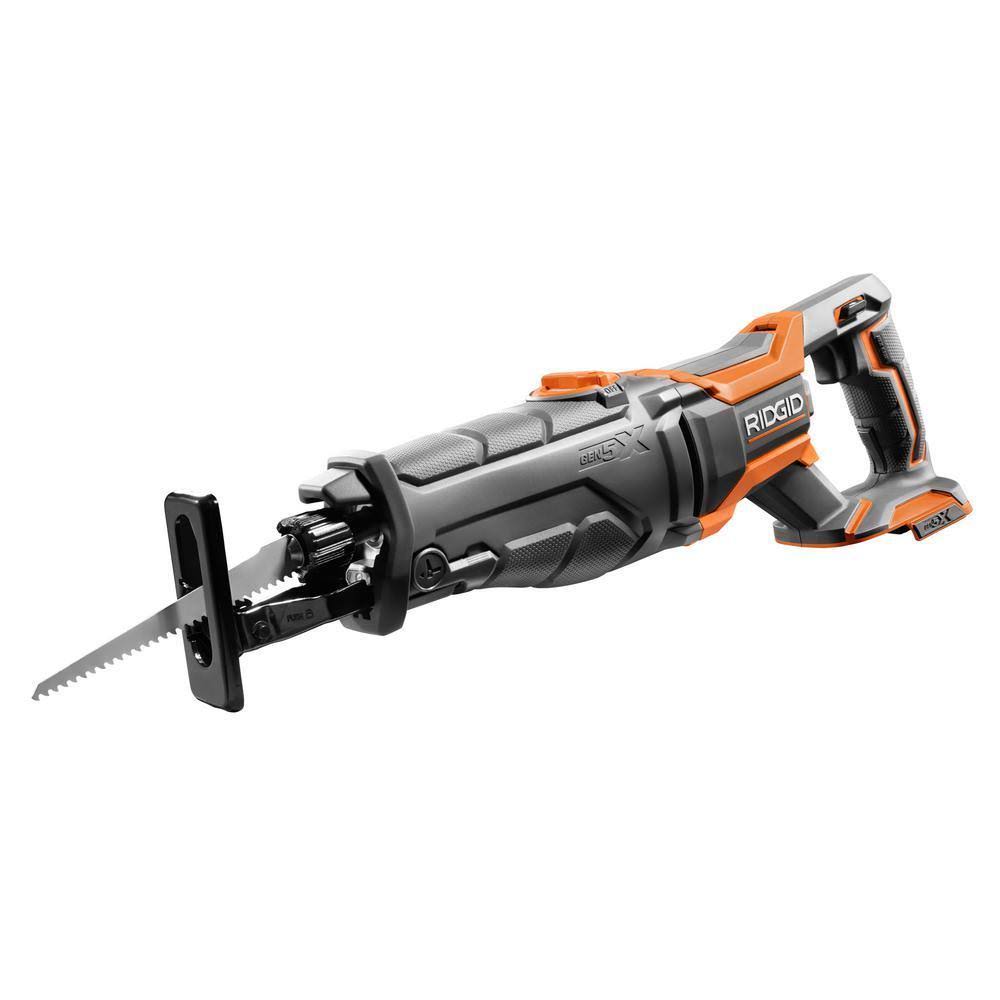 Ridgid 18-Volt GEN5X Cordless Reciprocating Saw (Tool Only) with (1) General Purpose Blade R8642B