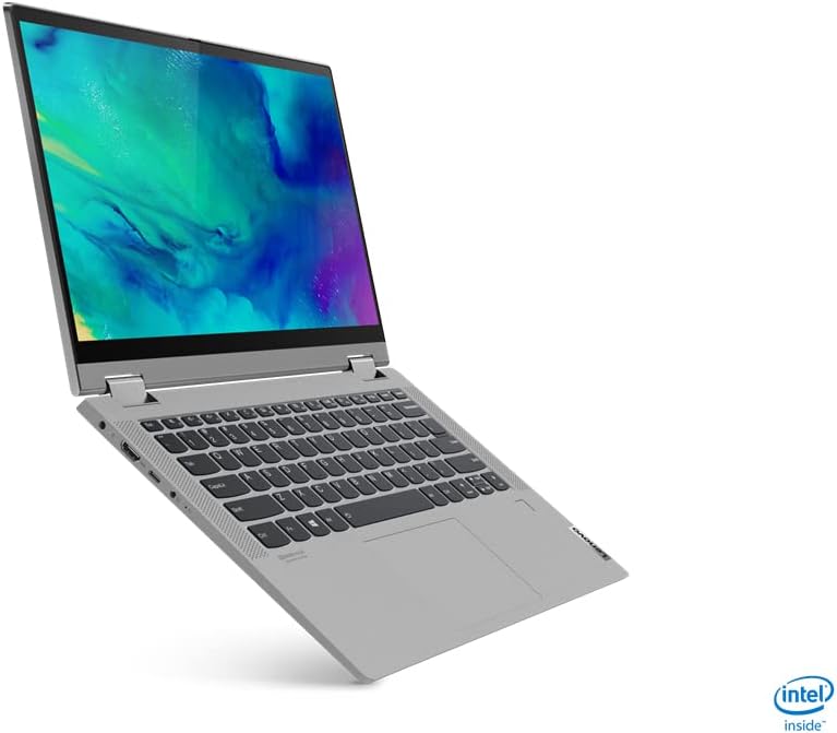 Lenovo 2022 Newest Flex 5i 14" FHD Touchscreen 2-in-1 Laptop Computer, Dual Core Intel i3-1115G4 (Upto 4.1GHz, Beats i5-1030G7), 4GB RAM, 256GB SSD, WiFi, Webcam, Platinum Gray, Win 11+MarxsolCables