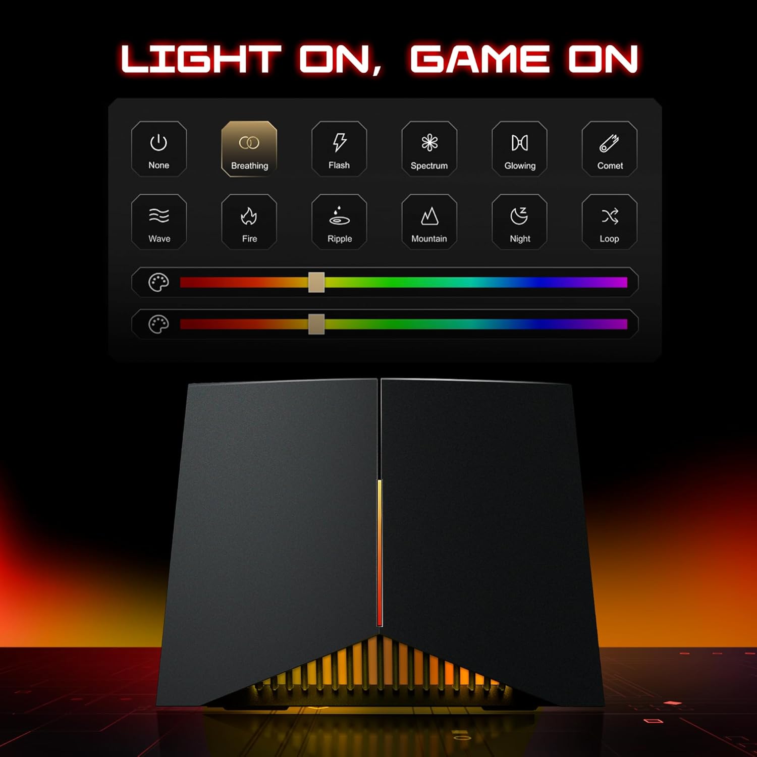 TP-Link Tri-Band BE19000 Wi-Fi 7 Gaming Router Archer GE800 | 12-Stream 19 Gbps | 2×10G + 4×2.5G Ports, USB 3.0 | Turbo Acceleration, Dedicated Gaming Port & Panel, RGB Lighting | EasyMesh, HomeShield
