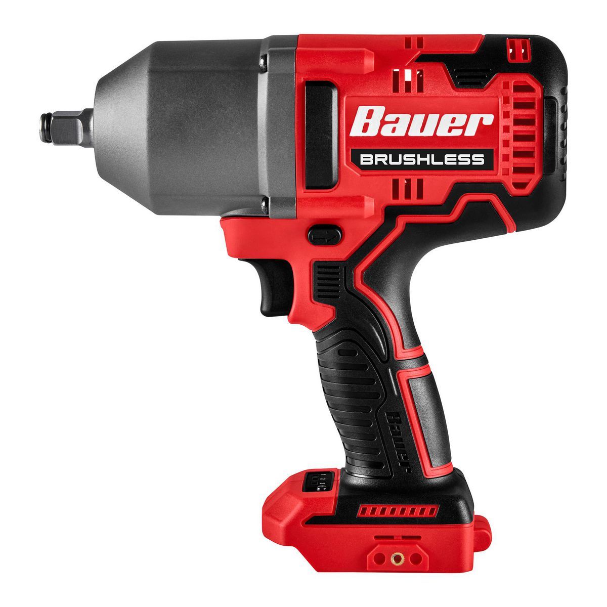 BAUER 20V Brushless Cordless 1/2 in. High-Torque Impact Wrench - Tool Only