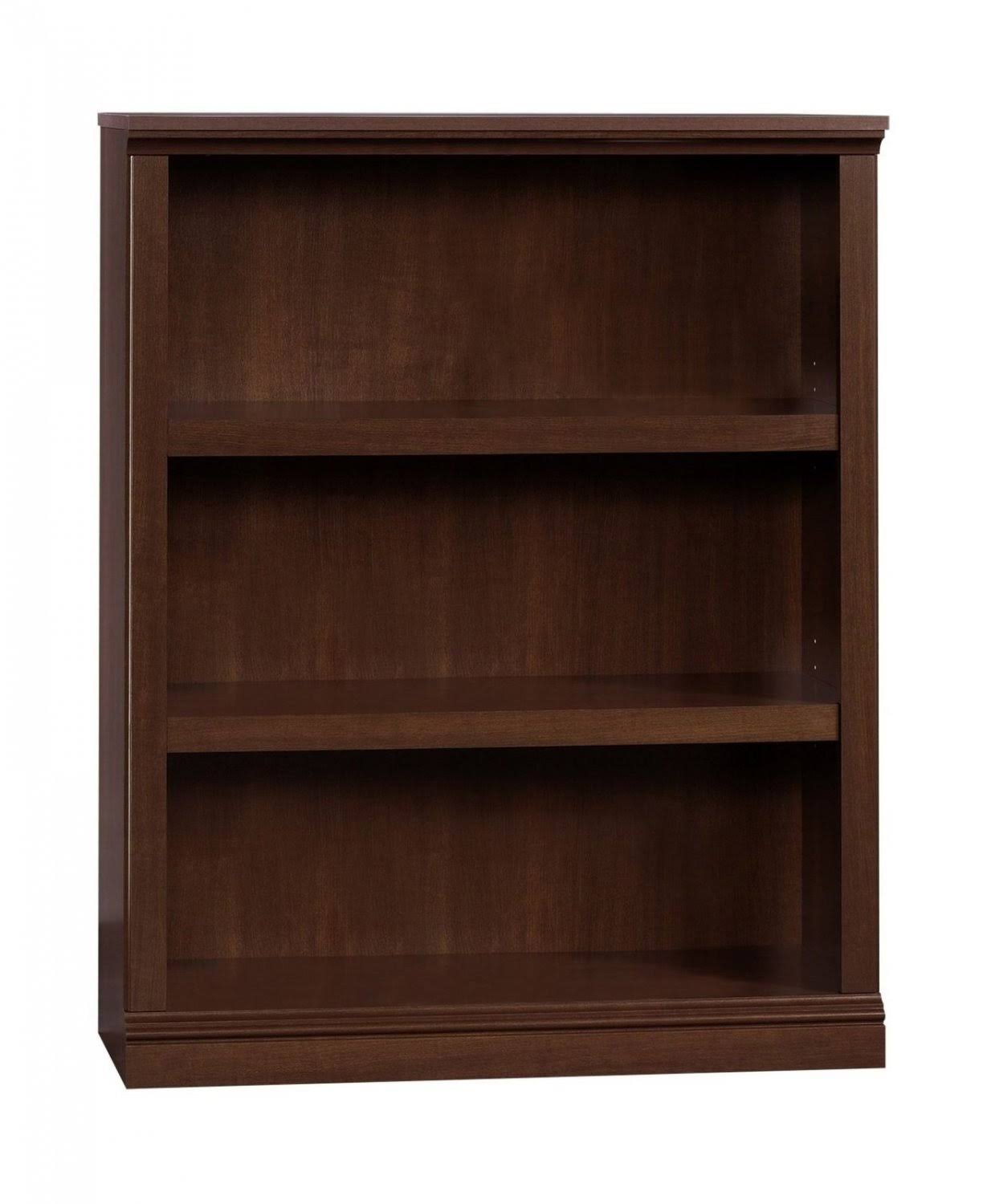 Sauder 3-Shelf Bookcase, Select Cherry