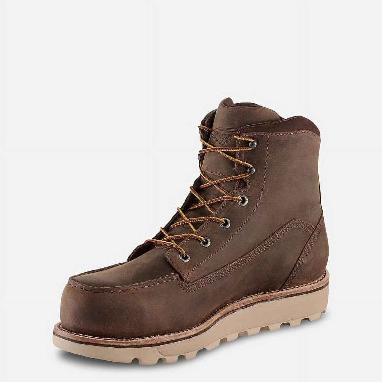 Red Wing MEN'S LIGHT BROWN NUBUCK LEATHER 6-INCH TRACTION TRED LITE BOOT WATERPOOF EXTRA WIDTH LACED UP Work – Style 2440, Size 13 EE