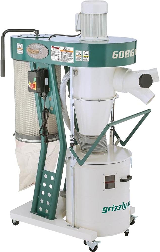 Grizzly Industrial G0861-2 HP Portable Cyclone Dust Collector