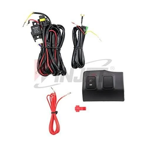 Winjet Compatible with [2015 2016 2017 2018 2019 2020 GMC Canyon] Driving Fog Lights + Switch + WIRING Kit