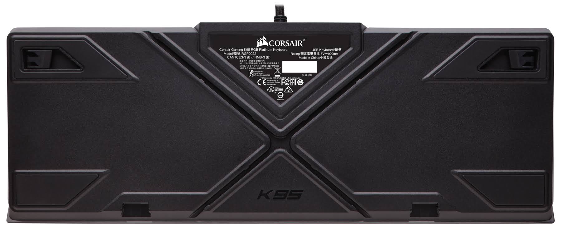Corsair K95 RGB Platinum Mechanical Gaming Keyboard - Cherry MX Brown