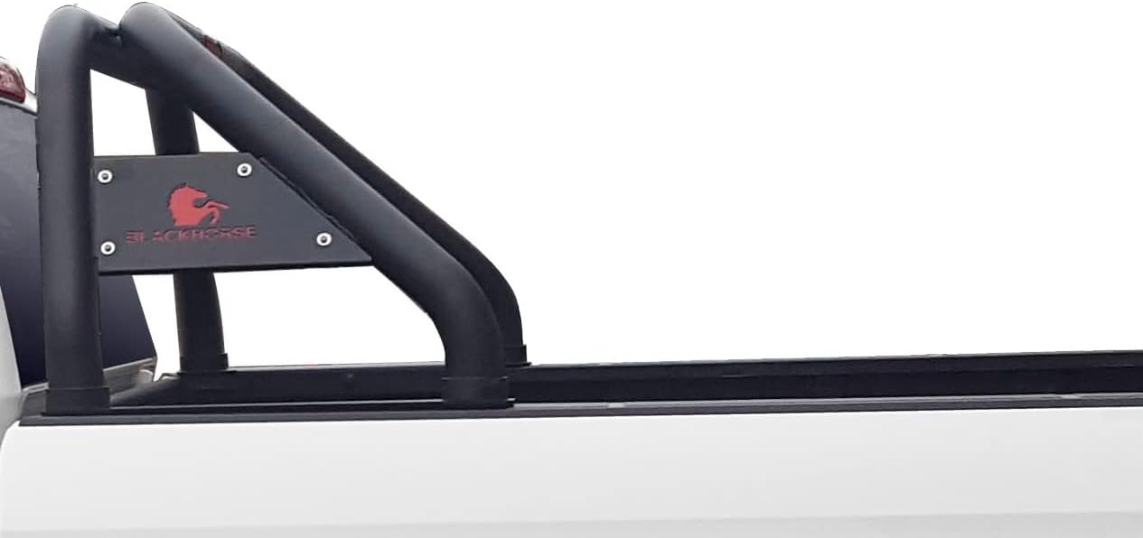 BLACK HORSE Classic Roll Bar Compatible with 2015 to 2021 Chevrolet GMC Colorado Canyon Black Steel RB-GMCOB