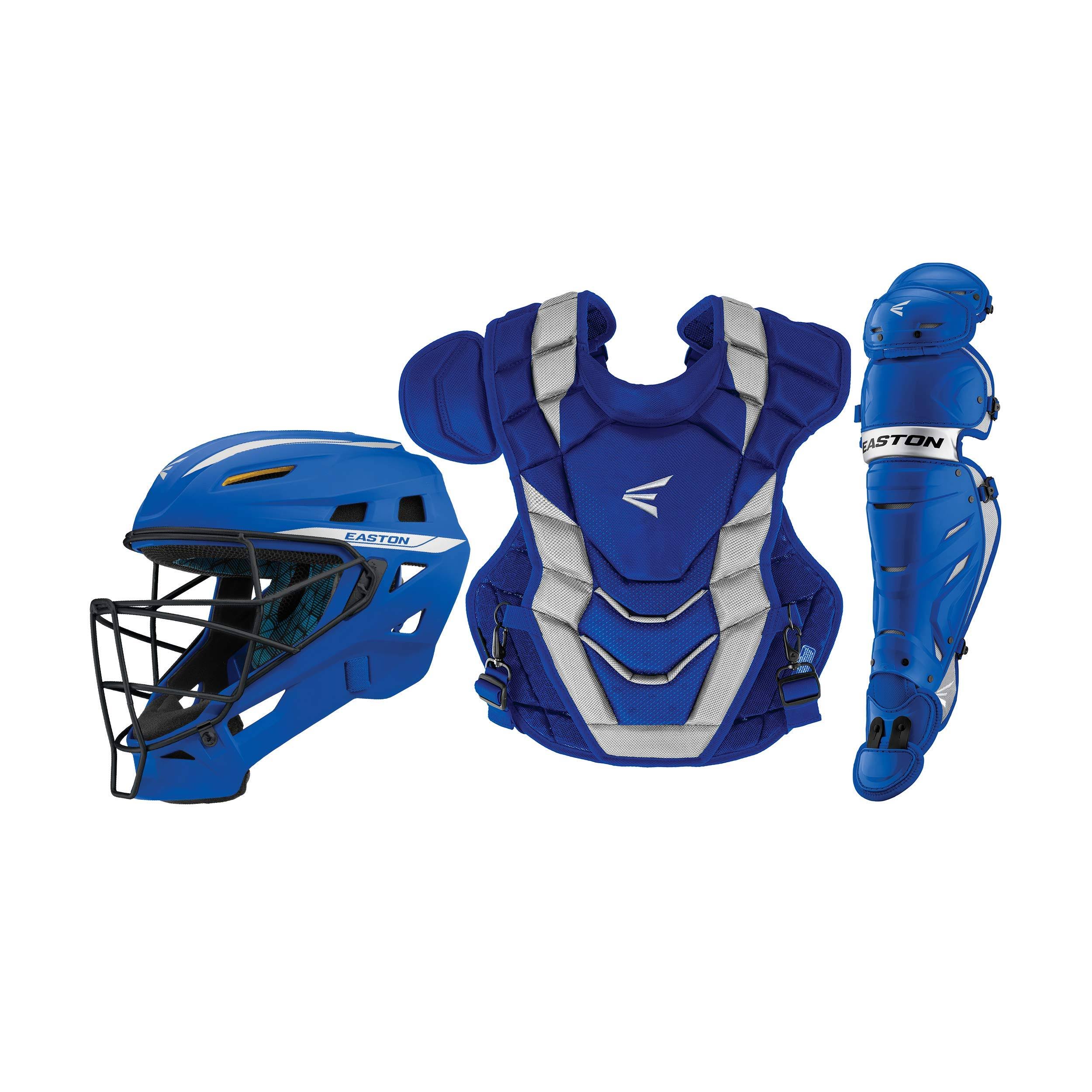 Easton Adult Pro x Catcher&s Set Royal/Silver