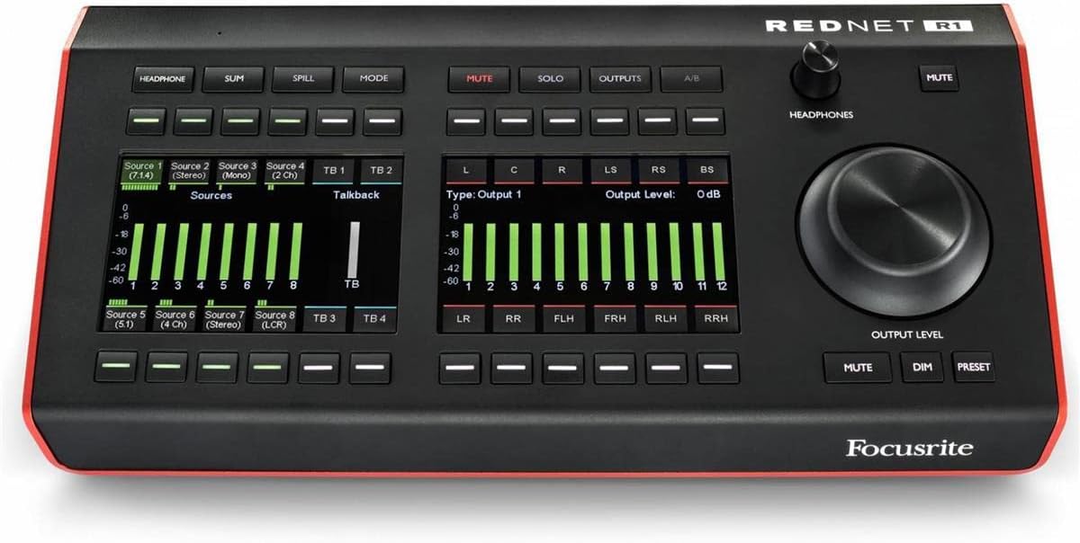 Focusrite RedNet R1 Desktop Remote Controller for Red Interfaces