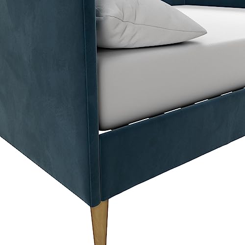 DHP Franklin Upholstered Daybed, Twin, Green Velvet