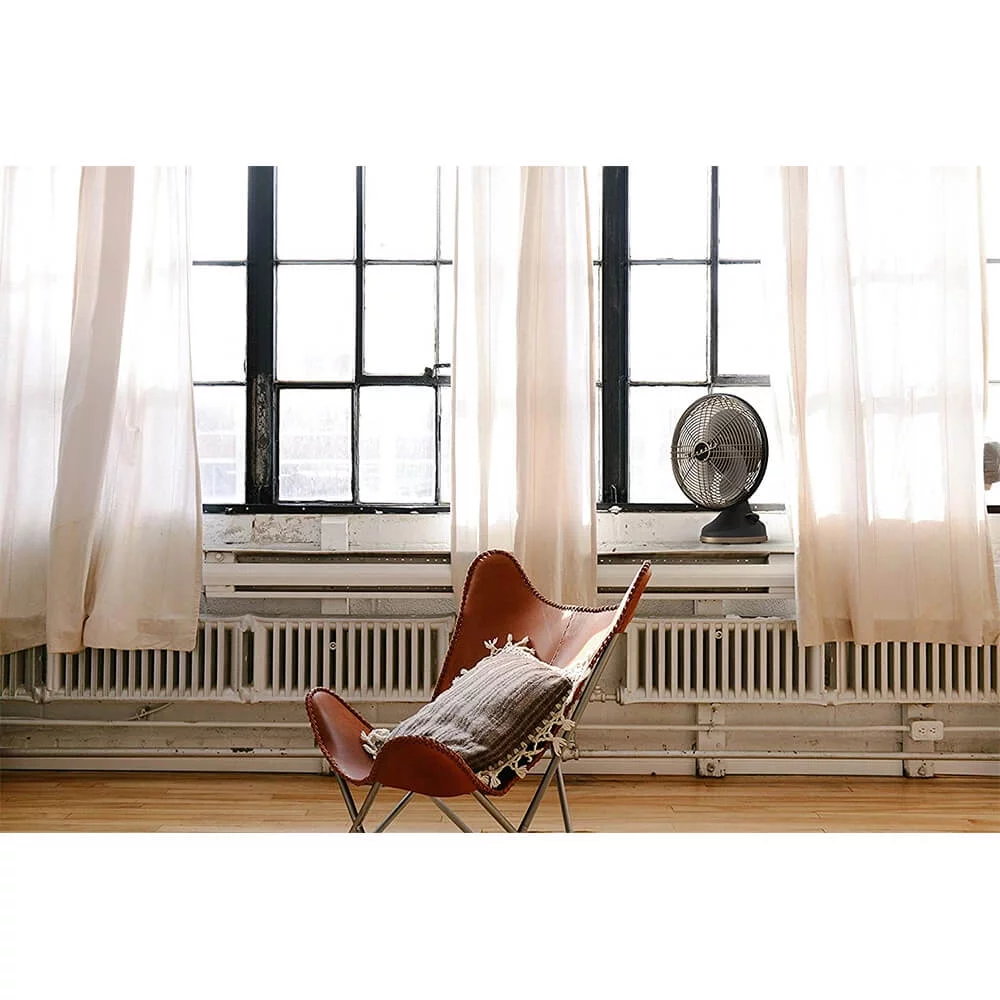 Vornado SILVERSWANGC Silver Swan Alchemy Table Top Oscillating Fan - Gunmetal