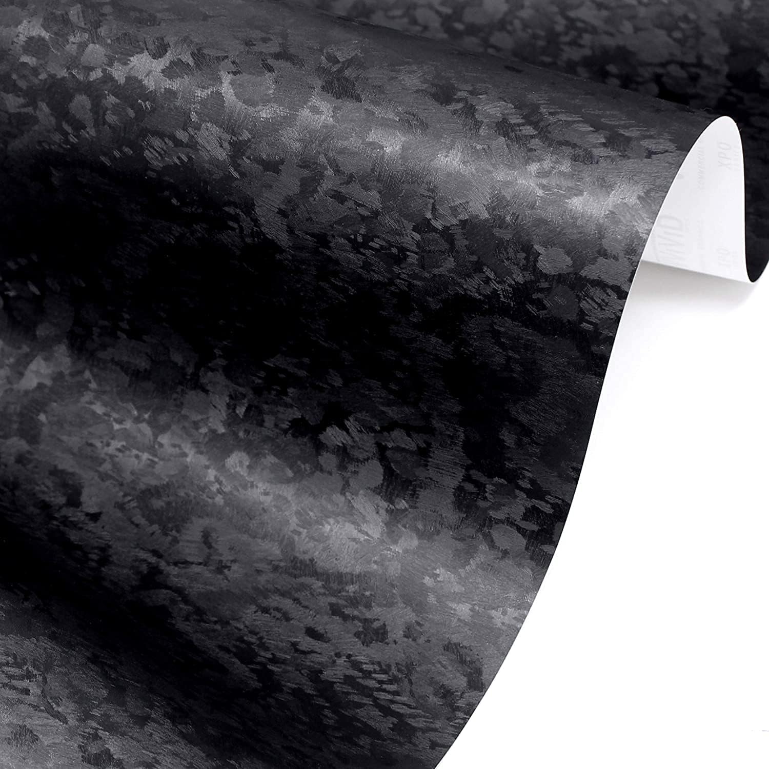 VViViD Black Forged Brushed Carbon Fiber Vinyl Wrap (6ft x 5ft)