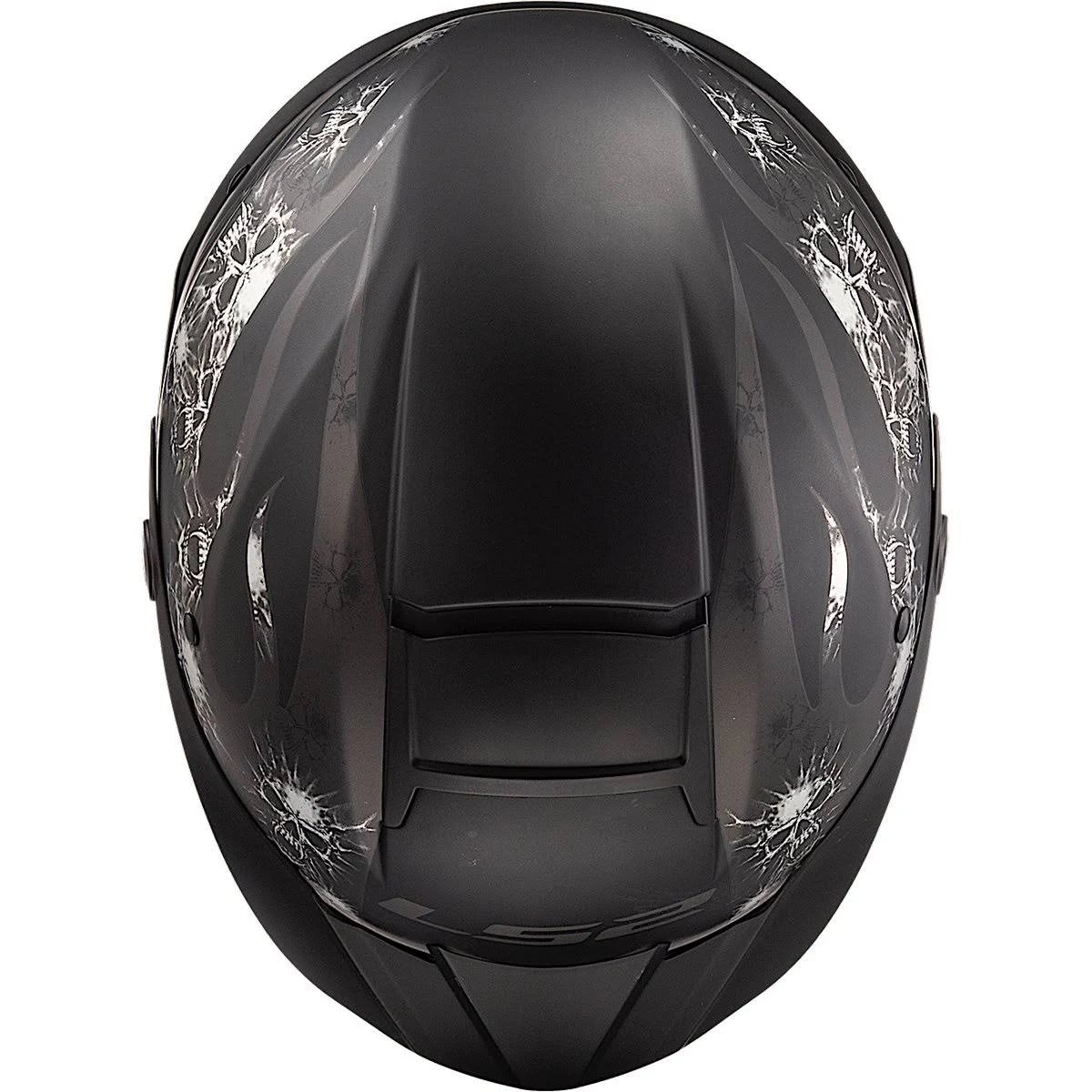 LS2 Rebellion Bones Helmet Large Matte Black