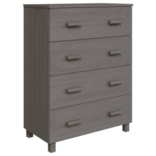 Sideboard Light Gray 31.1"x15.7"x40.7" Solid Wood Pine,Assembly Required:Easy to Assemble with provided Instructions Storage Cabinet Buffet Table Sideboard