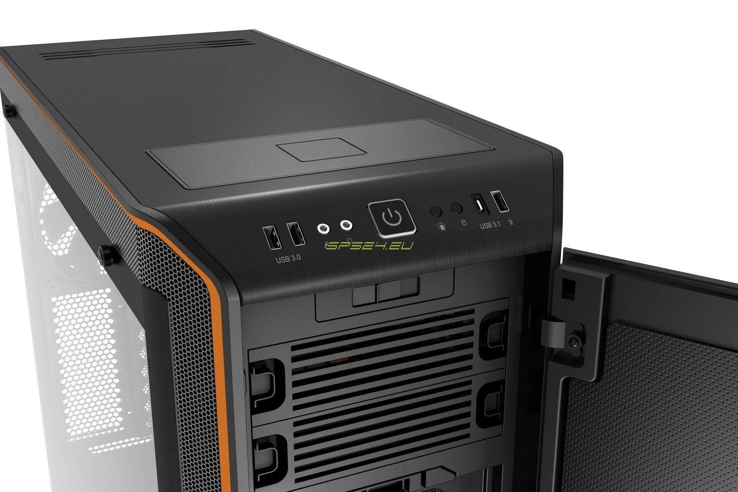 Be quiet! Dark Base Pro 900 Rev. 2 Full-Tower Case (Orange) BGW14