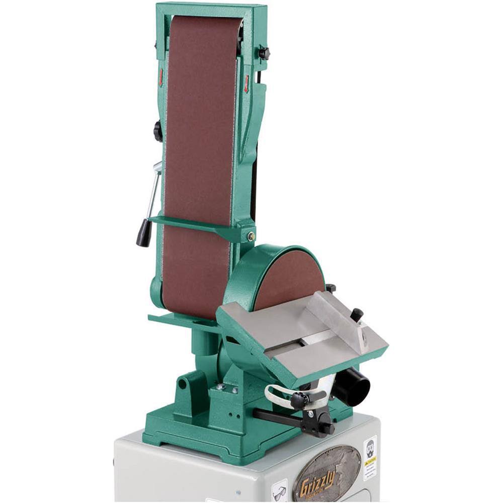 Grizzly G1014ZX Combination Sander with Cabinet Stand