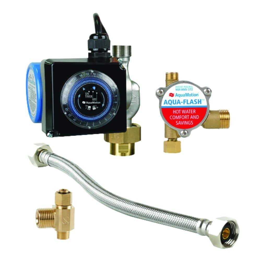 AquaMotion Aqua-Flash Hot Water Recirculation Kit AMH1K-3UV - Shop Hardware Tools Online Store